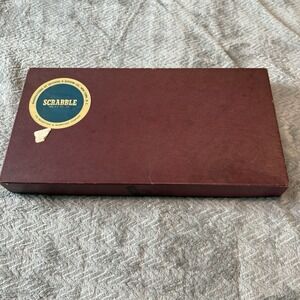 Vintage Scrabble Game 1948/1953 Selchow & Righter Tiles 4 Holders